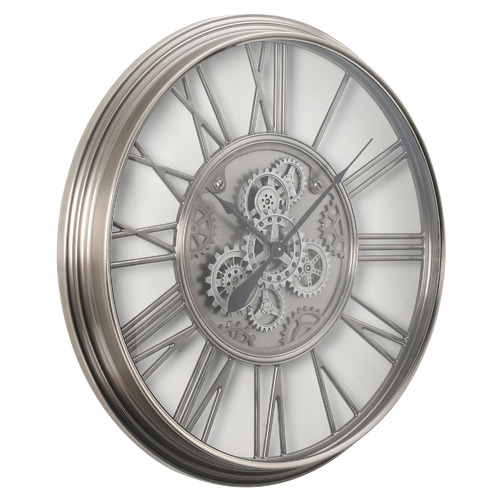 86cm Steampunk Metal Wall Clock