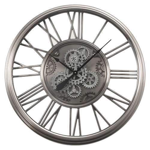 TemporalLiving&Decor 86cm Steampunk Metal Wall Clock | Temple & Webster