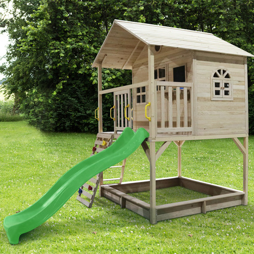 Charlie Play Centre with Slide & Sand Pitch Set | Temple & Webster