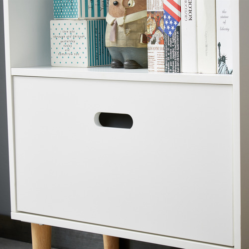 All 4 Kids White & Blue Ivy Bookcase