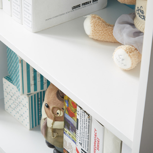 All 4 Kids White & Blue Ivy Bookcase