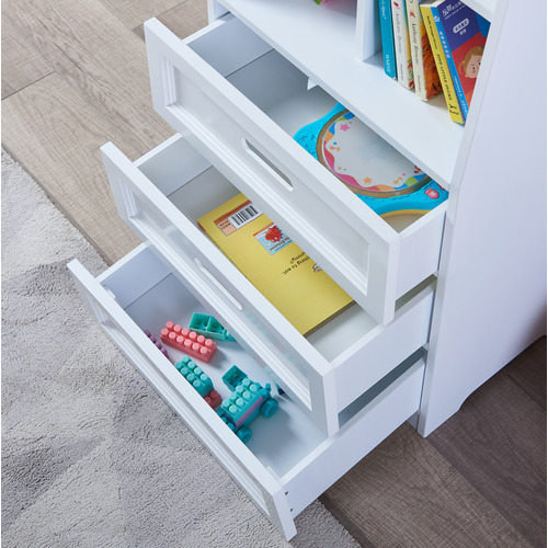 All 4 Kids White Candice Bookcase
