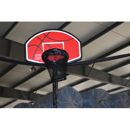 All 4 Kids 6ft Spring Trampoline with Safety Net & Basketball Board