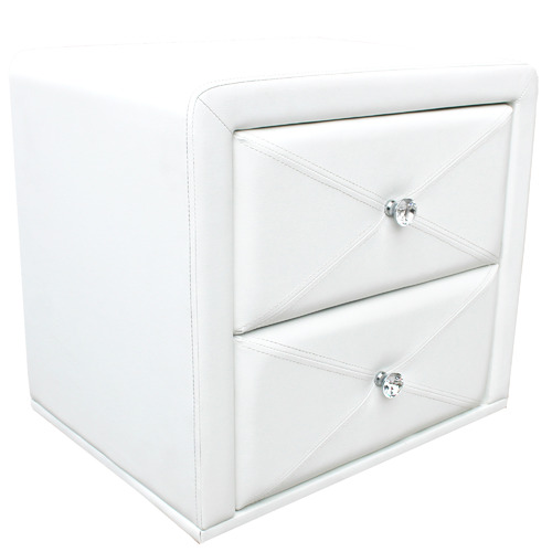 All 4 Kids Madelyn Faux Leather Bedside Table