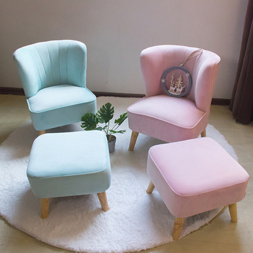 All 4 Kids 2 Piece Kinsley Armchair & Stool Set