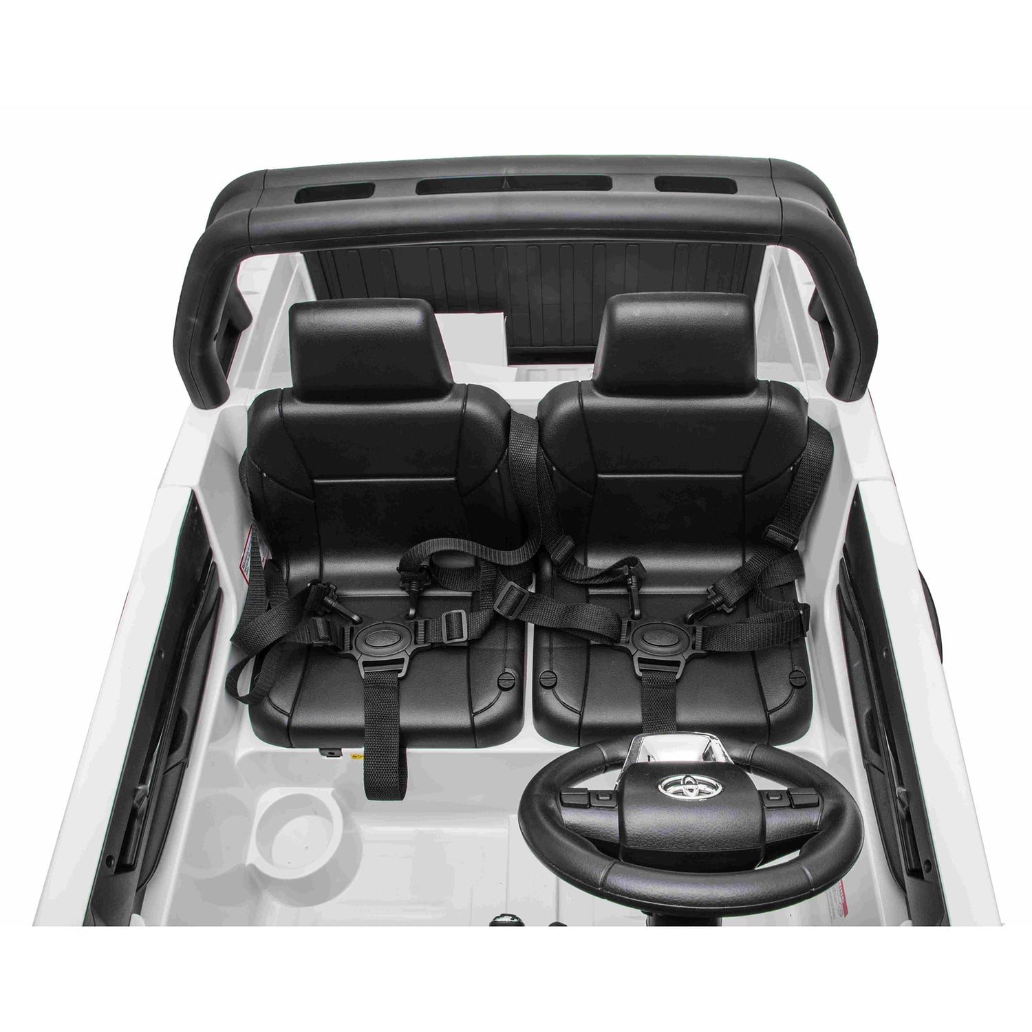 All 4 Kids Licensed Double Seat Toyota Hilux Rideon Car Temple & ster