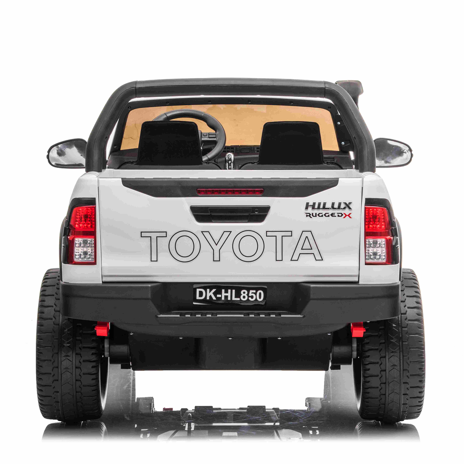 All 4 Kids Licensed Double Seat Toyota Hilux Rideon Car Temple & ster