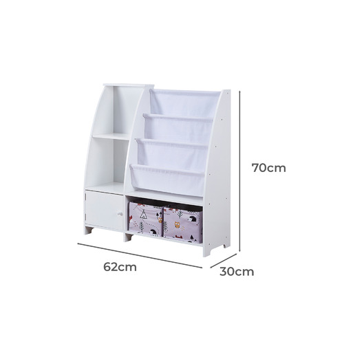 All 4 Kids Victoria Bookcase with Toy Storage