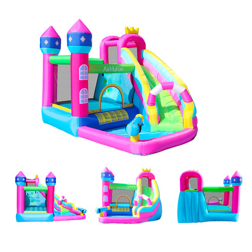 Air My Fun Castle Slide & Splash Inflatable