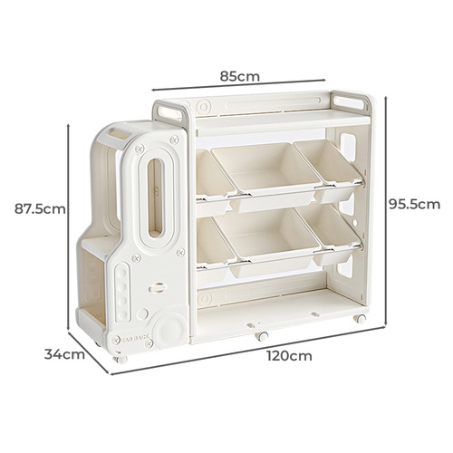 All 4 Kids Grayson Bookshelf & Toy Storage