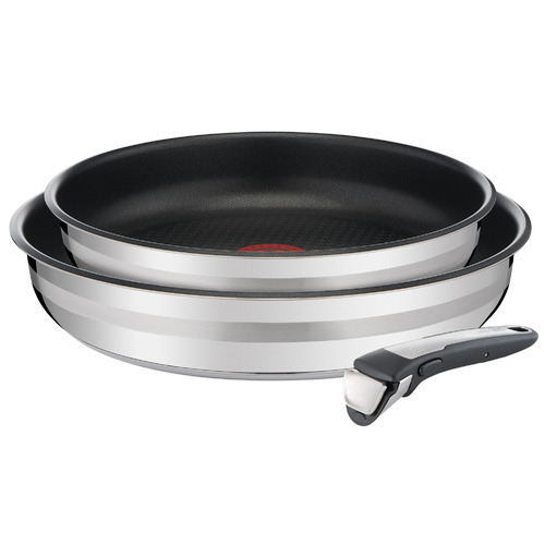 Tefal 3 Piece Jamie Oliver Ingenio Stainless Steel Induction Fry Pan