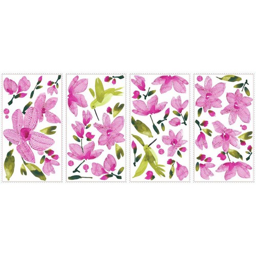 RoomMates Pink Flowering Vine Wall Decals | Temple & Webster