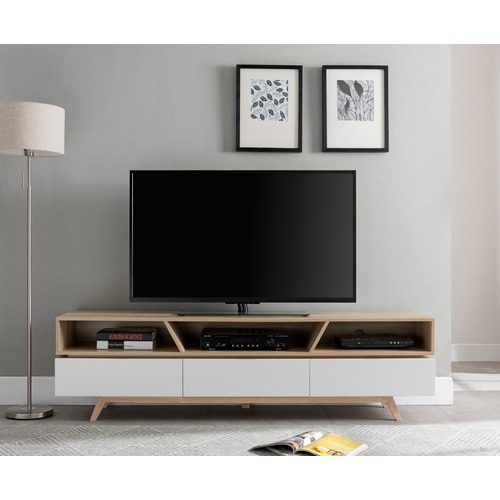 Oak European Style Entertainment Unit