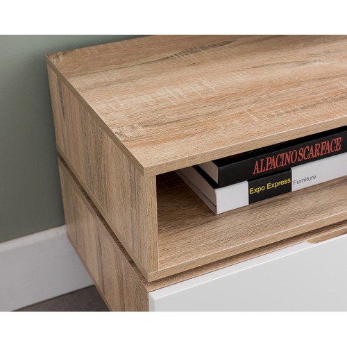 Oak European Style Entertainment Unit
