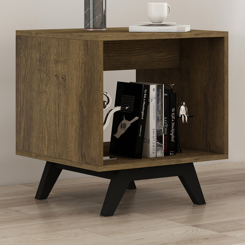 Dark Timber Metro End Table