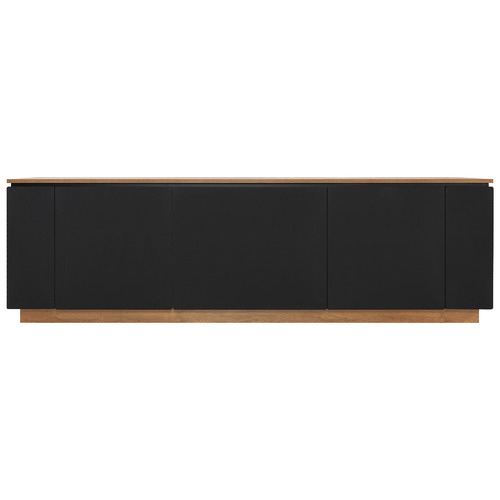 Dark Oak & Black Hollywood TV Cabinet