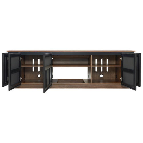 Dark Oak & Black Hollywood TV Cabinet