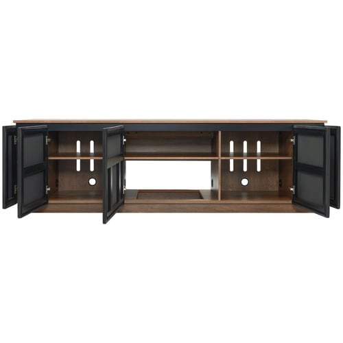 Dark Oak & Black Hollywood TV Cabinet