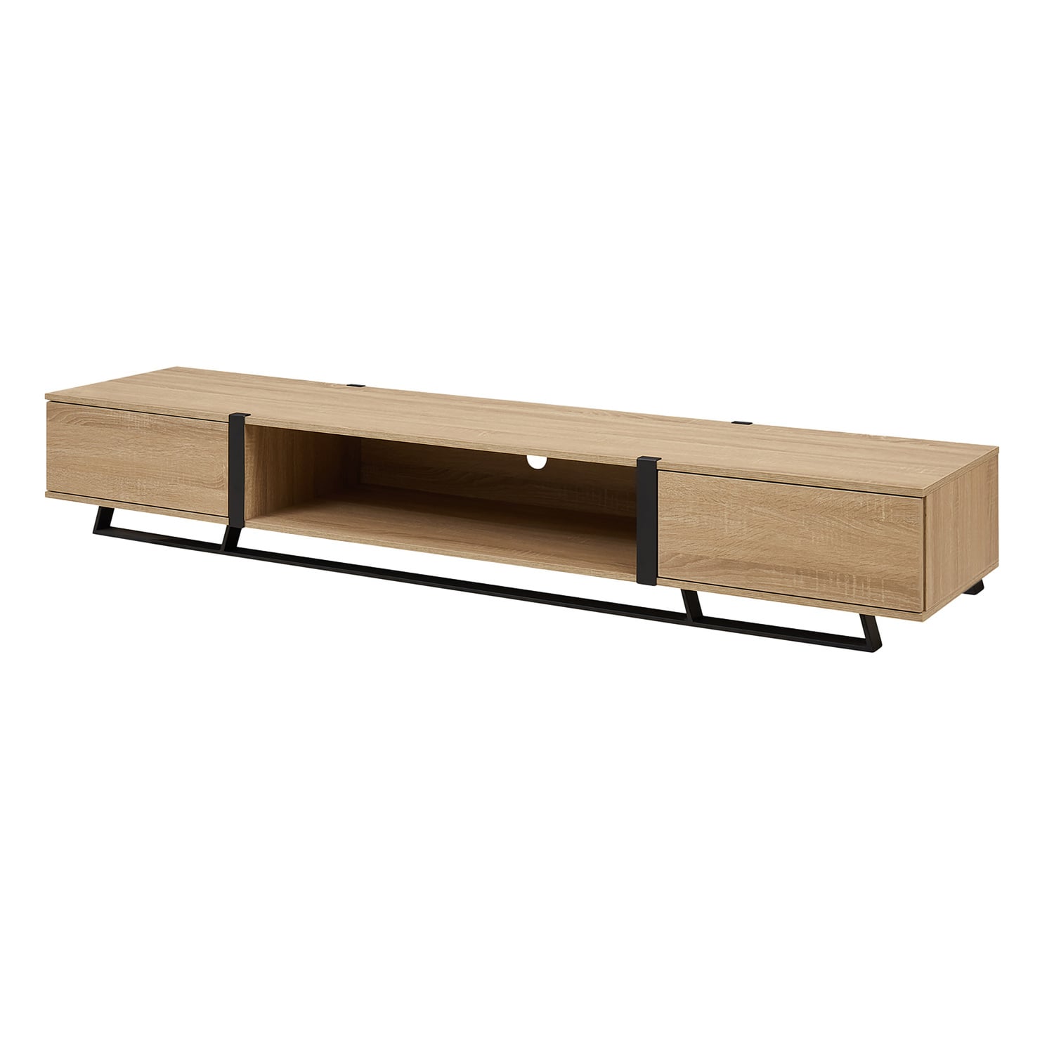 200cm-Athena-2-Drawer-TV-Unit