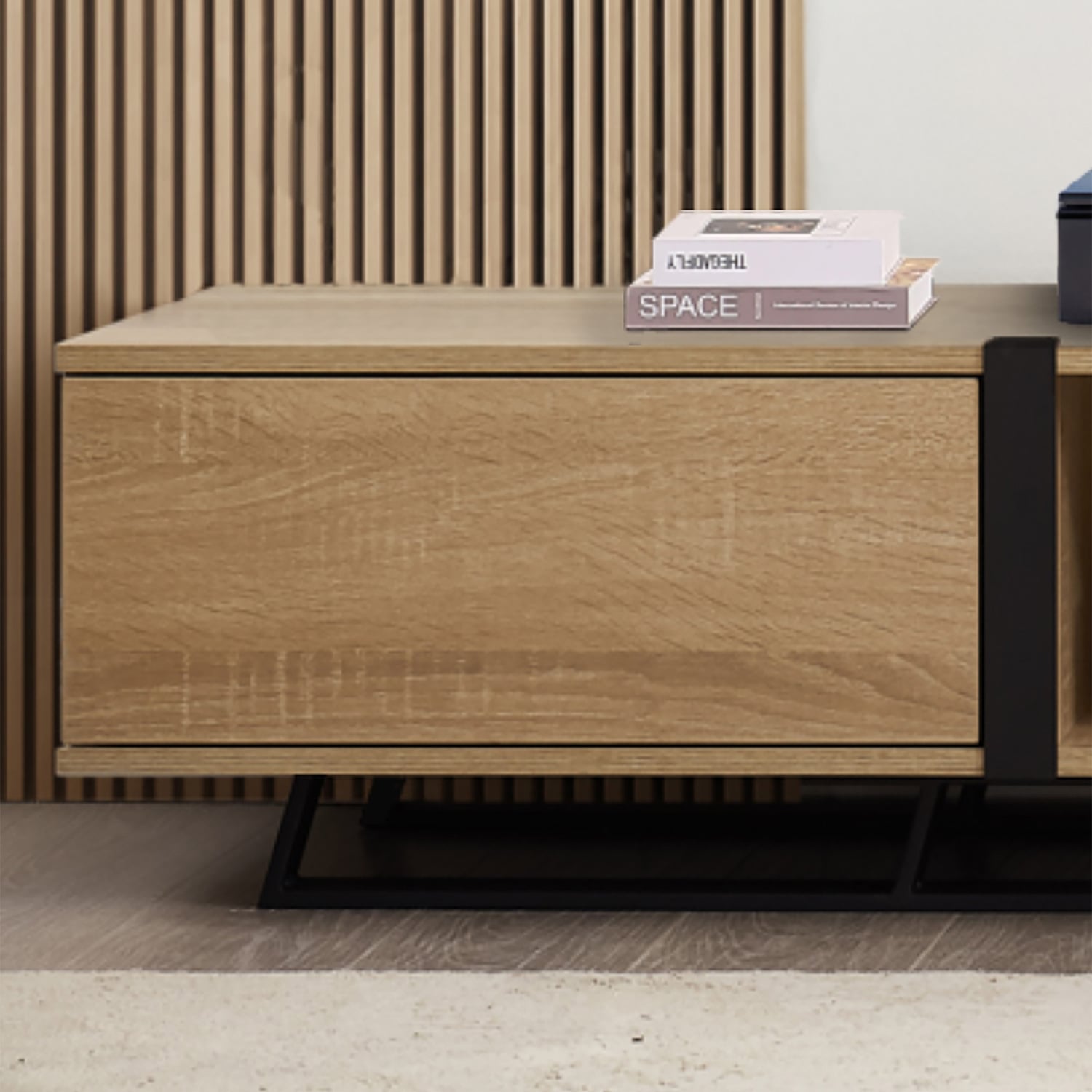 200cm-Athena-2-Drawer-TV-Unit