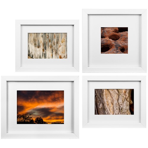 4 Piece Kalhu Slim Box Wall of Frames Set