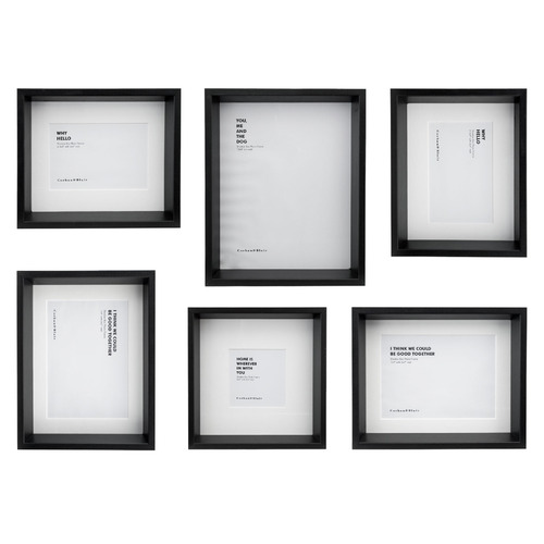 6 Piece Shadow Box Gallery Wall Set Temple Webster - Picture Gallery Wall Set 6 Piece Shadow Box Gallery Wall Set Temple Webster - Picture Gallery Wall Set