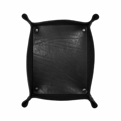 6 Piece Artisan Cowhide Leather Desk Set