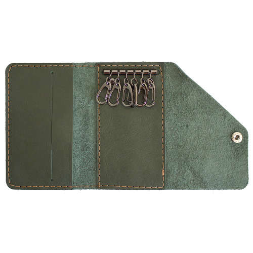 Pocket Personalised Leather Key Organiser