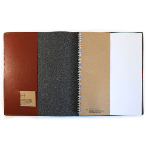 A4 Personalised Recycled Leather Journal