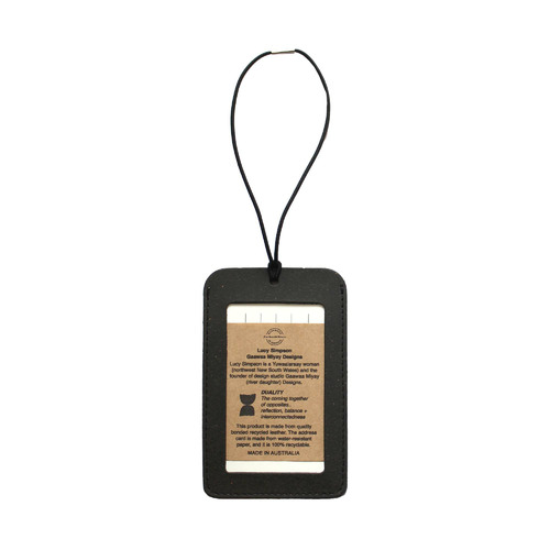 Duality Luggage Tag with Address Card | Temple & Webster