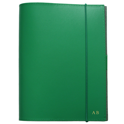 A5 Personalised Recycled Leather Journal with Pad