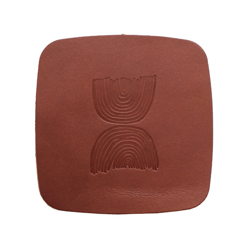 Lucy Simpson Leather Coasters