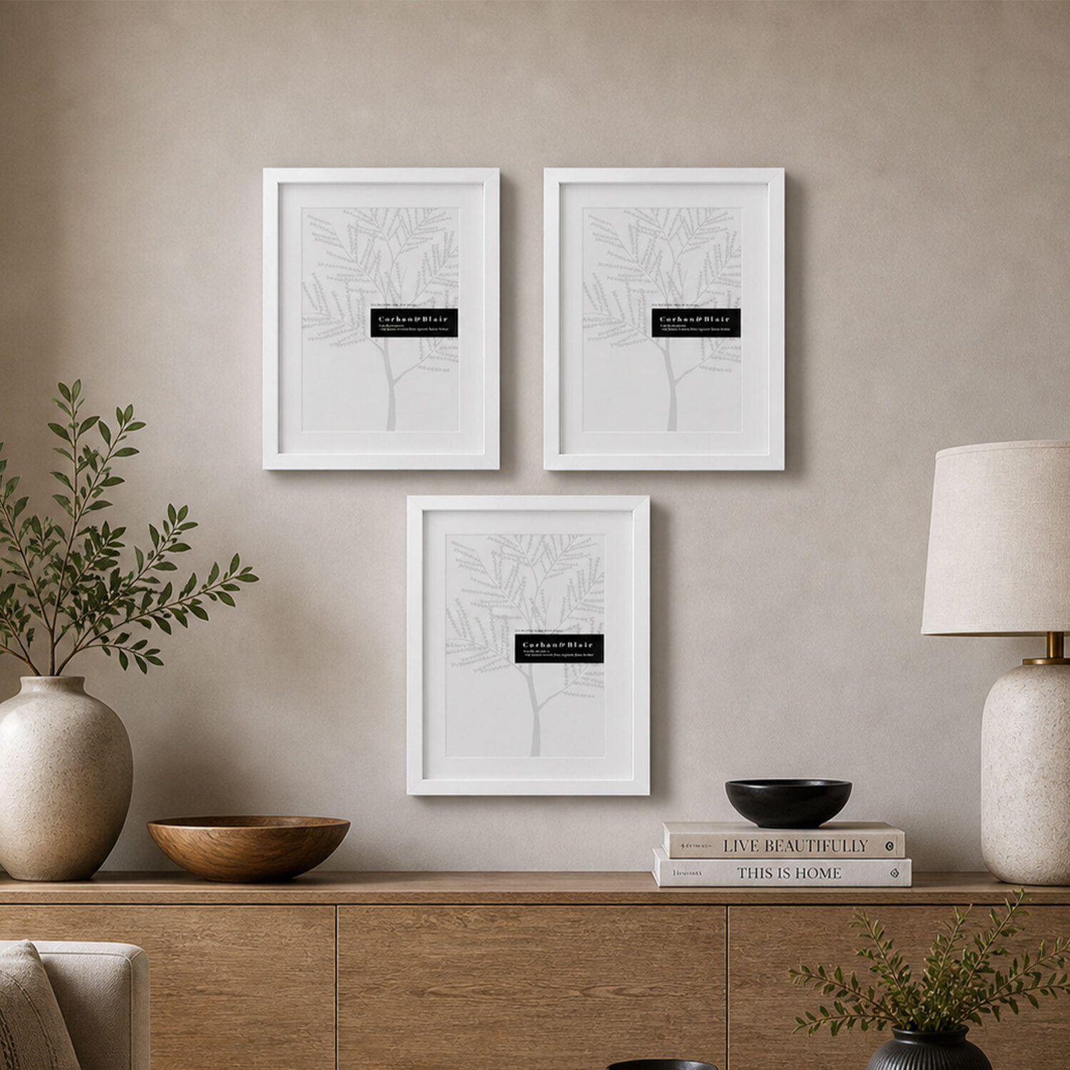 3 Piece A3 Slim box Gallery Wall Set