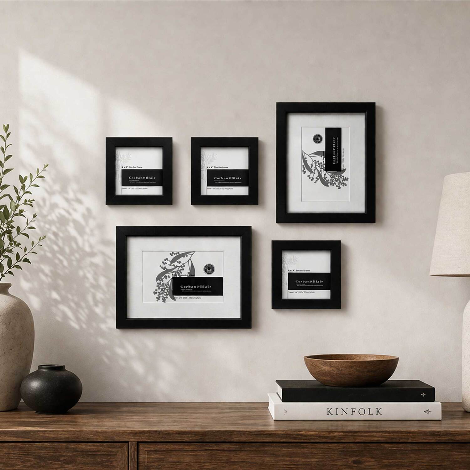 5 Piece Slim Box Gallery Wall Set