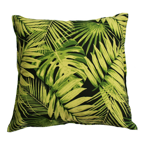 Black Tropical Indoor Outdoor Cushion Temple Webster