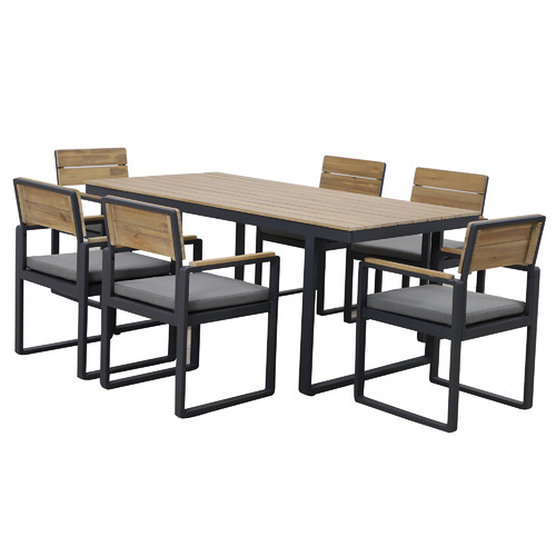 6 Seater Vinson Outdoor Dining Table & Chair Set