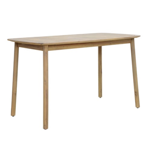 3 Seater Pura Acacia Wood Outdoor Bar Table & Stool Set