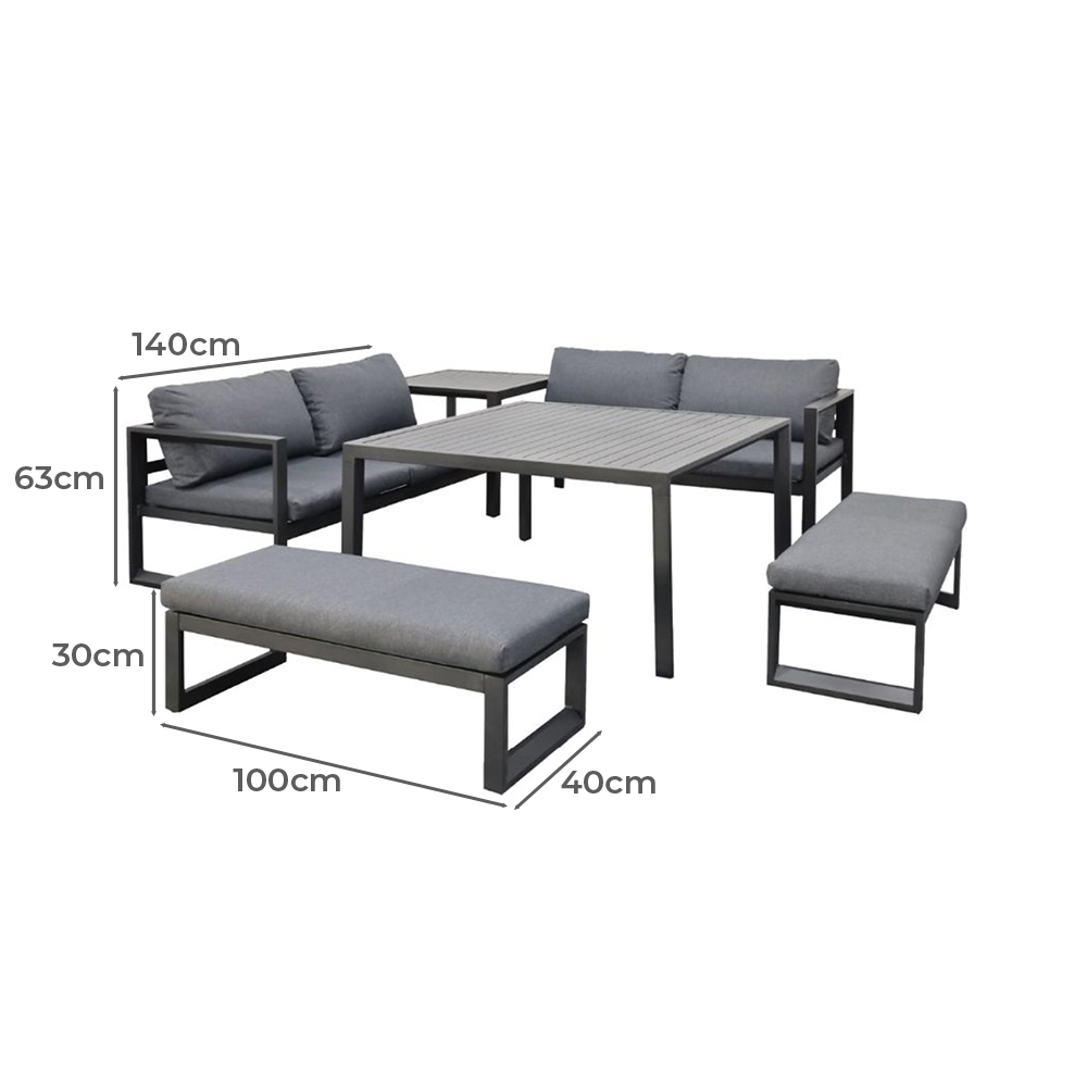 8 Seater Newton Outdoor Lounge Set