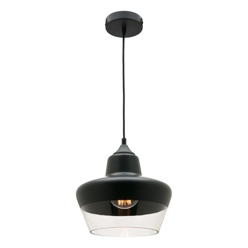 ExtravagantLighting Black Stout Pendant Light Temple & ster