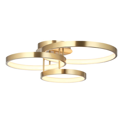 ExtravagantLighting Stella 3 LED Semi Flush Mount Ceiling Light ...