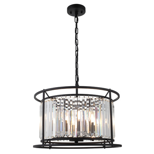 Auburn 6 Light Stainless Steel Pendant