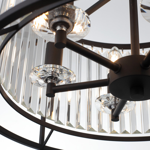 Auburn 6 Light Stainless Steel Pendant