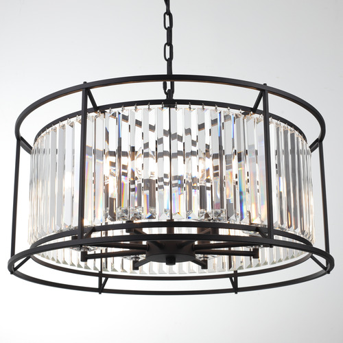 Auburn 8 Light Stainless Steel Pendant