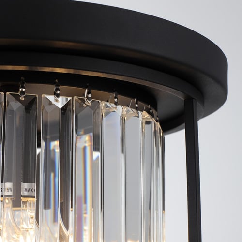 Auburn Stainless Steel Flush Mount Ceiling Light