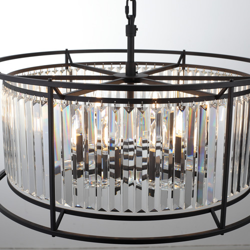 Auburn 8 Light Stainless Steel Pendant