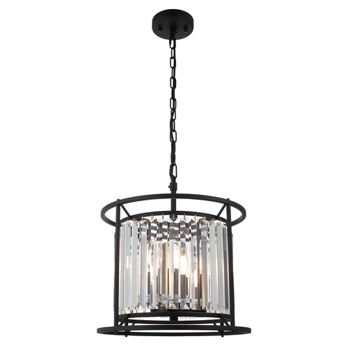 Auburn 3 Light Stainless Steel Pendant