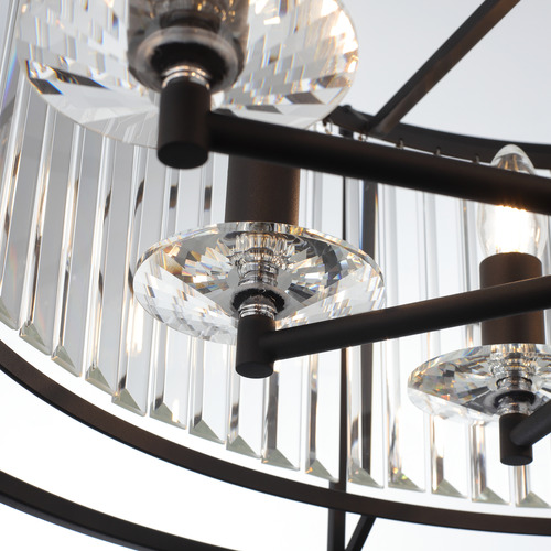 Auburn 8 Light Stainless Steel Pendant