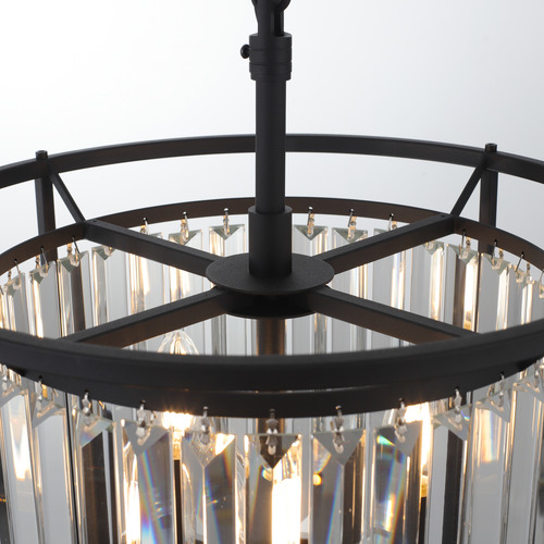 Auburn 3 Light Stainless Steel Pendant