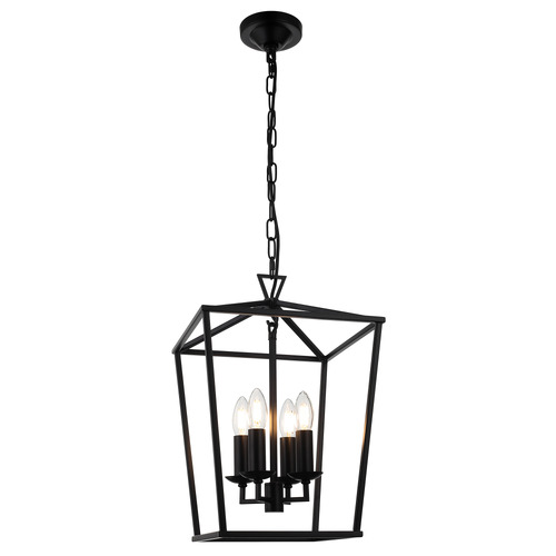 Panama 4 Light Stainless Steel Pendant