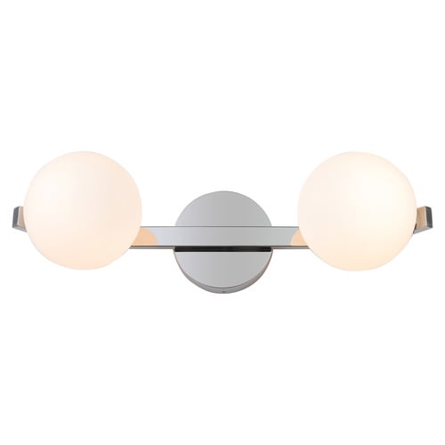 Reno 2 Light Steel Wall Sconce